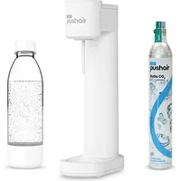 DAFI Wassersprudler weiß + 2 x 0,7 L Flasche