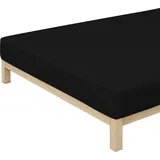 schlafgut Premium Baumwolle 180 x 200 - 200 x 220 cm off black