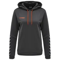 Hummel Damen Hmlauthentic Poly Woman Hoodie, Asphalt, XL EU