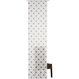 ELBERSDRUCKE Schiebevorhang Stars Allover weiß