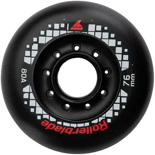 Rollerblade Apex 4er Pack Rollenset 2026 black - 76mm/80A