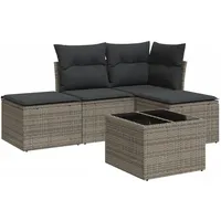 vidaXL Modell 21 Loungeset grau