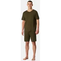 SCHIESSER Pyjama Modern Bonded Grün 56