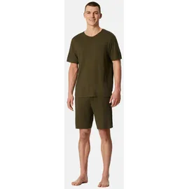 SCHIESSER Pyjama Modern Bonded Grün 56