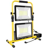 SKYWOLRD 300W LED Baustrahler 30000LM Arbeitsscheinwerfer mit Stecker