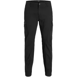 Jack & Jones PlusSize PAUL FLAKE Cargohose Schwarz 44 5XL