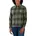 Damen Flannelhemd Midweight Flannel grün M
