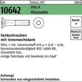 Hörger & Geßler Senkschraube ISO 10642 M10 x 30 200 Stück