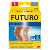 FUTURO FUT76588 Comfort Knie-Bandage, beidseitig tragbar, Größe L, 43,2 – 49,5 cm
