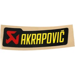 Aufkleber Akrapovic hitzefest 90x26mm