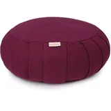yogabox Meditationskissen / Yogakissen Zafu Basic mit ZIP - aubergine 31 x 15,0 cm 1 St