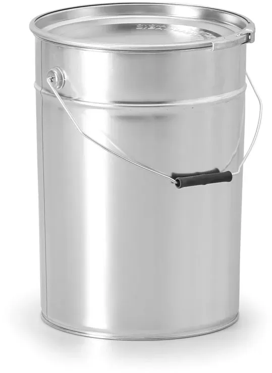 Blecheimer mit Deckel 12 L