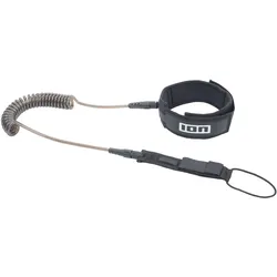 ION SUP Core Leash coiled kneestrap black 2025 SUP-Leash Band, Leash Längen: 8'