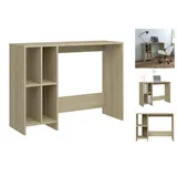 vidaXL Computertisch Sonoma-Eiche 102,5x35x75 cm Holzwerkstoff