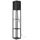 LINDBY Birta 1-flg. 159,0 cm Schwarz