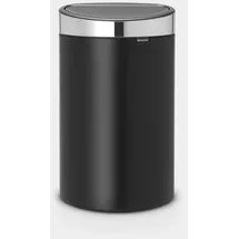 Brabantia Touch Bin New 40 l matt black steel