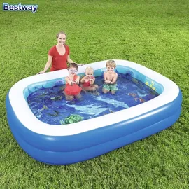 BESTWAY Family Pool 3D Abenteuer 262 x 175 x 51 cm