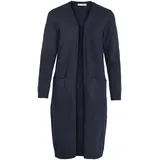 VILA VIRIL Longstrickjacke Blau M