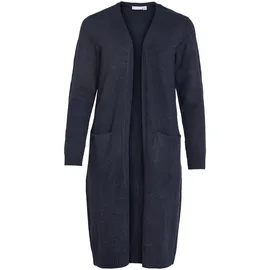 VILA VIRIL Longstrickjacke Blau M