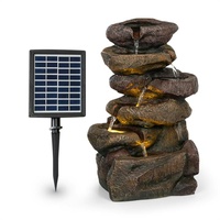 Blumfeldt Savona Solarbrunnen 2,8 W Polyresin 5h Akku LEDs