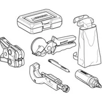 Geberit FlowFit Set Pressbacke Typ 2 Außendurchmesser 16/20/25/32/40mm