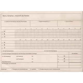 RNK Formularbuch Fahrtenbuch A5 quer Weiß