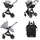 Chipolino Kinderwagen Elite 3 in 1 i-Size Babyschale Sportsitz Babywanne Tasche grau