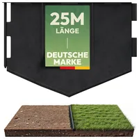 LAINFELD Flexible Rasenkante | 25 Meter Beetbegrenzung | Kunststoff Mähkante zum einschlagen | Beetabgrenzung Rasenkantenband Rasenkanten Mäh Kante