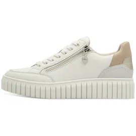 s.Oliver Sportliche Schnürschuhe für Damen, beige, Größe 38 EU