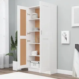 vidaXL Bücherschrank 82,5 x 30,5 x 185,5 cm Weiß