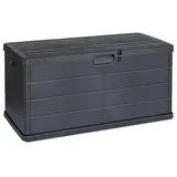 Mojawo Mojawo, Kissenbox, XL Auflagenbox Sitzbank 2 Personen Kunststoff Anthrazit 340L