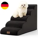 COZY KISS Hundetreppe Für Kleine Hunde, Haustiertreppe Für Couch Aus Hochdichtem
