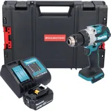 Makita DHP 489 SF1J-R Akku Schlagbohrschrauber 18 V 73 Nm Brushless + 1x Akku 3,0 Ah + Ladegerät + Rhino