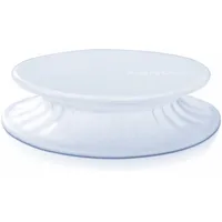 LéKué Elastischer Deckel, Silikon, weiß, 26 cm