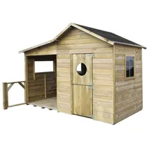 4iq group Spielhaus Elisa 240 x 125 x 173 cm Holz