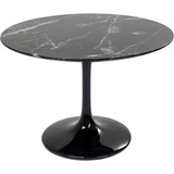 Kare Tisch Solo Marble Schwarz Ø110 Esszimmertische, Polyresin, 110cm