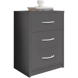 SchlafKONTOR Nachttisch »Pepe«, mit 3 Schubladen, 38.5x54x28.2 cm Schlafzimmer, Nachttische