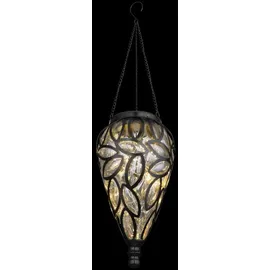 GLOBO 36131 Solarleuchte Metall schwarz, 15x LED