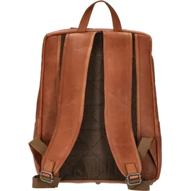 The Chesterfield Brand Rich Business-Rucksack Leder 45 cm Laptopfach braun
