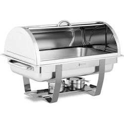 Royal Catering Chafing Dish - GN 1/1 -  - 8,5 L - 2 Brennstoffzellen - schmaler Stand