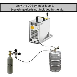 ich-zapfe CO2 - Flasche 2,0 kg