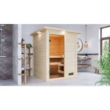 Karibu Sandra inkl. 3,6 kW Ofen + int. Steuerung