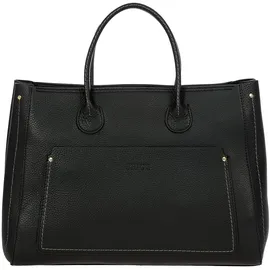 BRIC'S - Tulipano Ledertasche, Schwarz, 38x27x15 cm