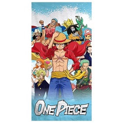 One Piece Anime Badetuch Ruffy der Strohhut, Mikrofaser, Strandtuch 70 x 140 cm schnelltrocknend bunt