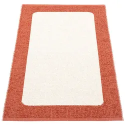 pappelina Ilda Outdoor-Teppich - brick / vanilla 70 x 120cm
