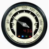 motogadget Tacho motoscope tiny speedster, schwarz, schwarz