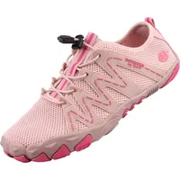 Dockers by Gerli Damen Sneaker Frauen Halbschuhe,Freizeitschuhe,Turnschuhe,Laufschuhe,schnürschuhe,schnürer,rosa,41 EU