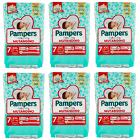 6er-Pack Pampers Baby-Dry Mutandino - Größe 7 - 13 Windeln XXL 17+Kg