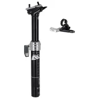 XLC All MTN Teleskopsattelstütze SP-T10B, Ø31,6mm, 400mm, sz, Remote, Hub 125mm