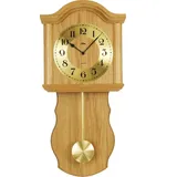 ZEIT.punkt Schwyz Wanduhr Pendeluhr, GERMANY, Eiche - 345415 - Braun